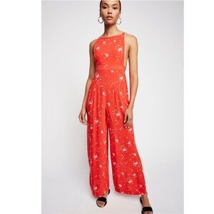 Free People Sweet In The Streets Jumpsuit EUC